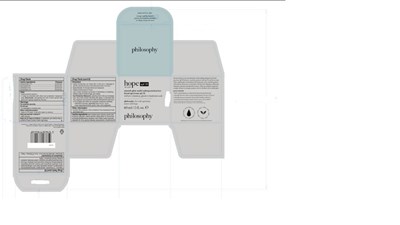 Package Label (Philosophy Hope In A Jar Spf 30)